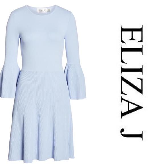 Eliza J Fit & Flare Sweater Dress - Picture 2 of 4